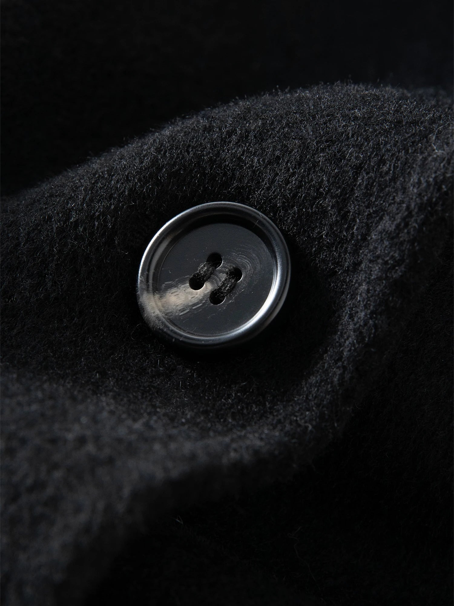 Women's Pure Wool Double Breasted Coat - Classic Mid-Length Winter Trench Warm Elegant Overcoat