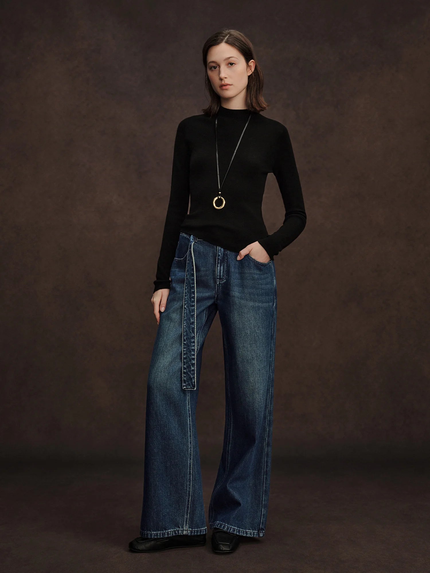 Seamless Half-high Collar Pure Wool Pullovers Women Plus Size Autumn Winter Bottoming Sweater Solid Soft Breathable Tops