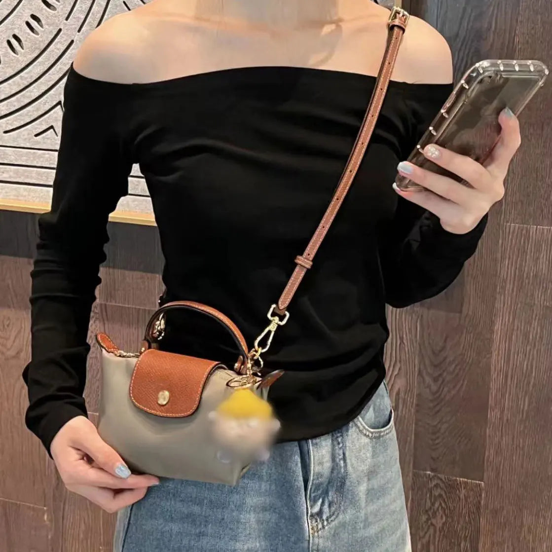 Y2K Women's New Spring Autumn Versatile Mini Handbag Fashion Niche Designer Shoulder Bag Purses Handbags Luxury