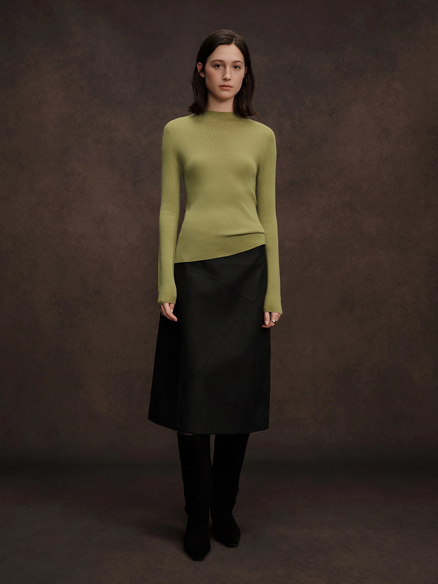 Seamless Half-high Collar Pure Wool Pullovers Women Plus Size Autumn Winter Bottoming Sweater Solid Soft Breathable Tops