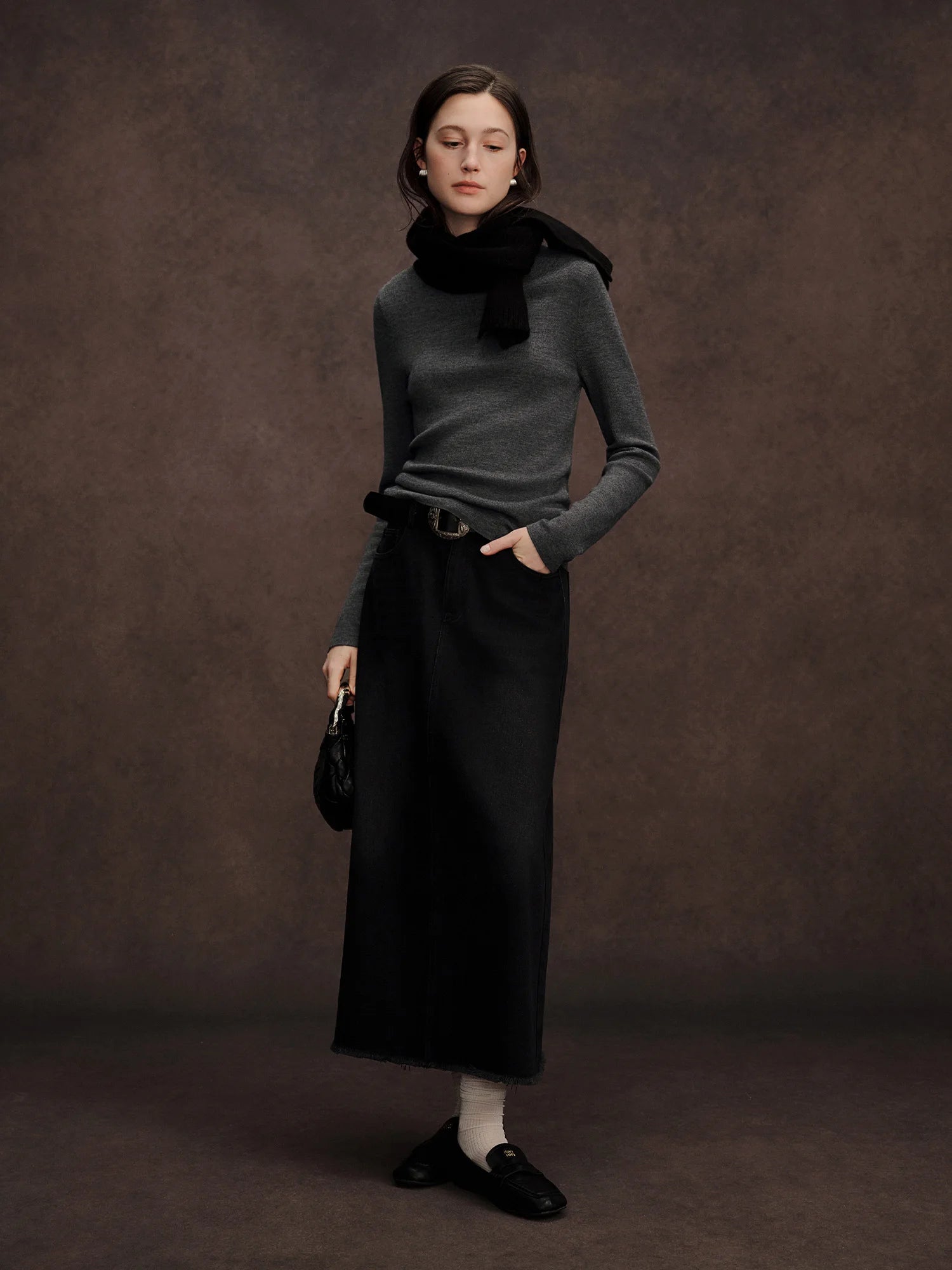 Seamless Half-high Collar Pure Wool Pullovers Women Plus Size Autumn Winter Bottoming Sweater Solid Soft Breathable Tops