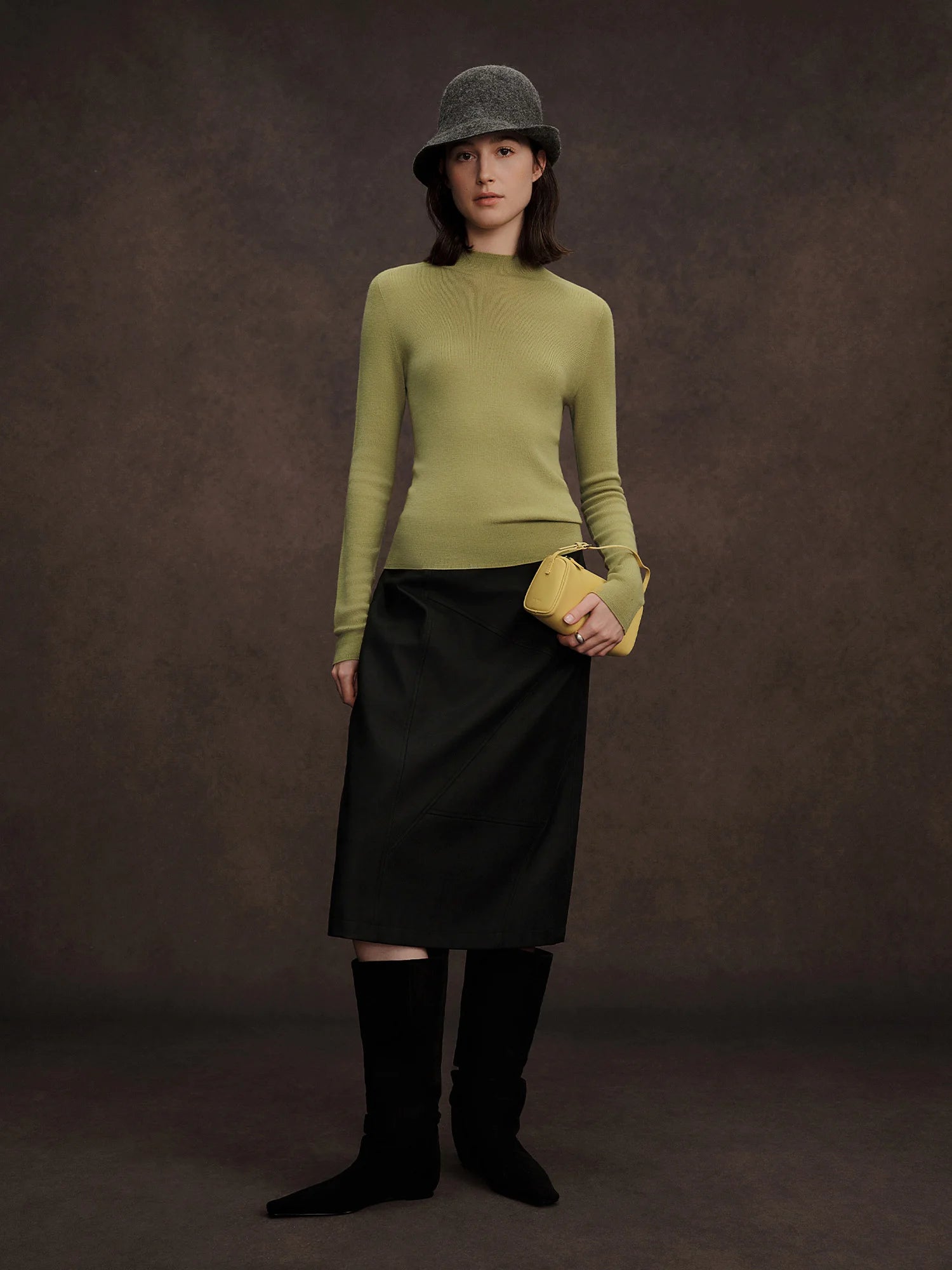Seamless Half-high Collar Pure Wool Pullovers Women Plus Size Autumn Winter Bottoming Sweater Solid Soft Breathable Tops