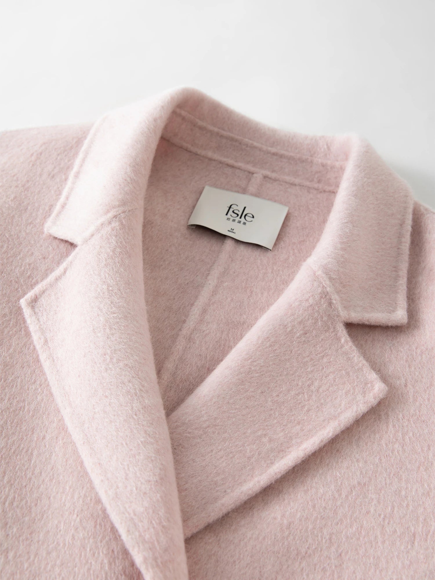 Women's Pure Wool Double Breasted Coat - Classic Mid-Length Winter Trench Warm Elegant Overcoat