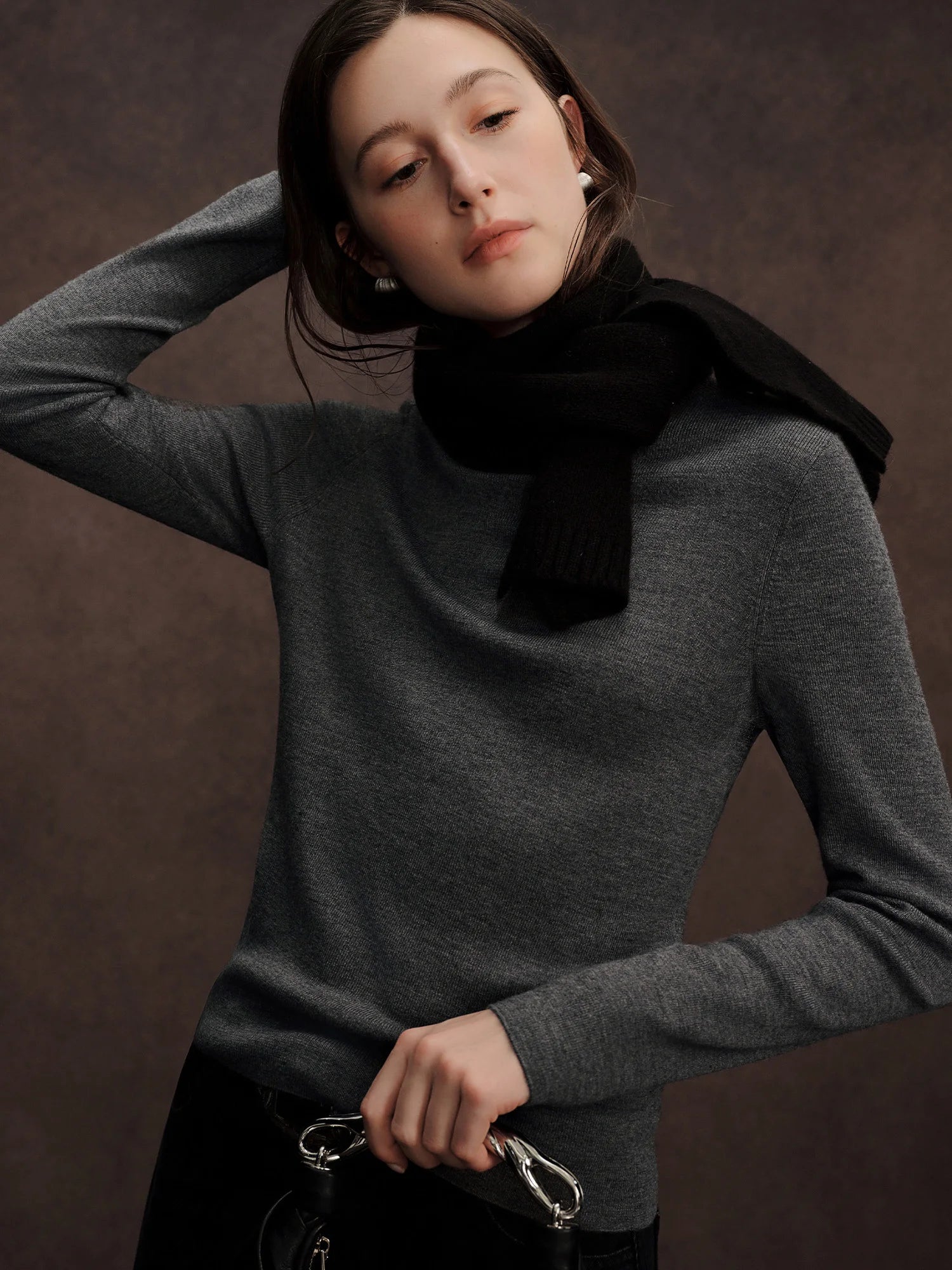 Seamless Half-high Collar Pure Wool Pullovers Women Plus Size Autumn Winter Bottoming Sweater Solid Soft Breathable Tops