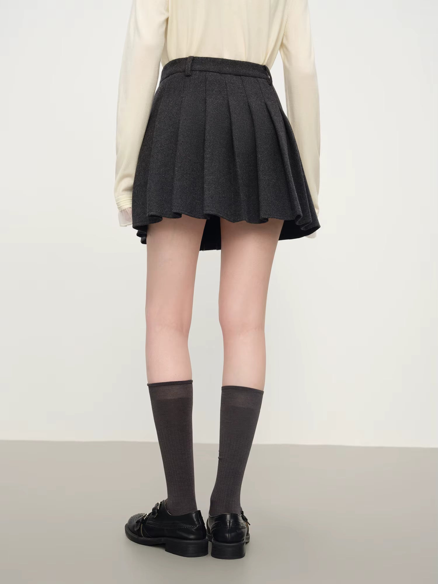 Stylish Detachable Sheepskin Collar Short Coat & Skirt Set for Women Winter 2025 New Arrival Jacket Coat and Skirts