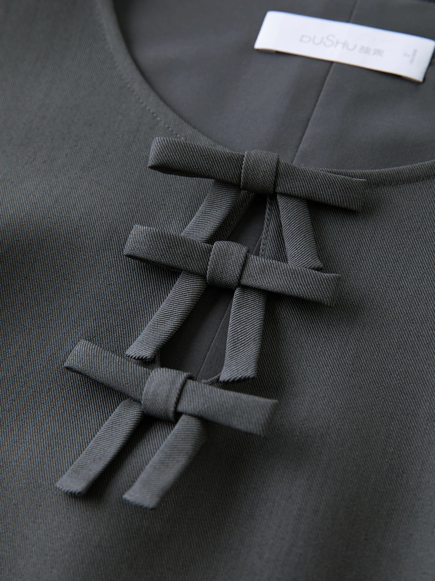Autumn 2025 Women's Embellished Beaded Tank Dress - Bow Accent Layering Staple Versatile Fall Piece Heavy Craft Detailing