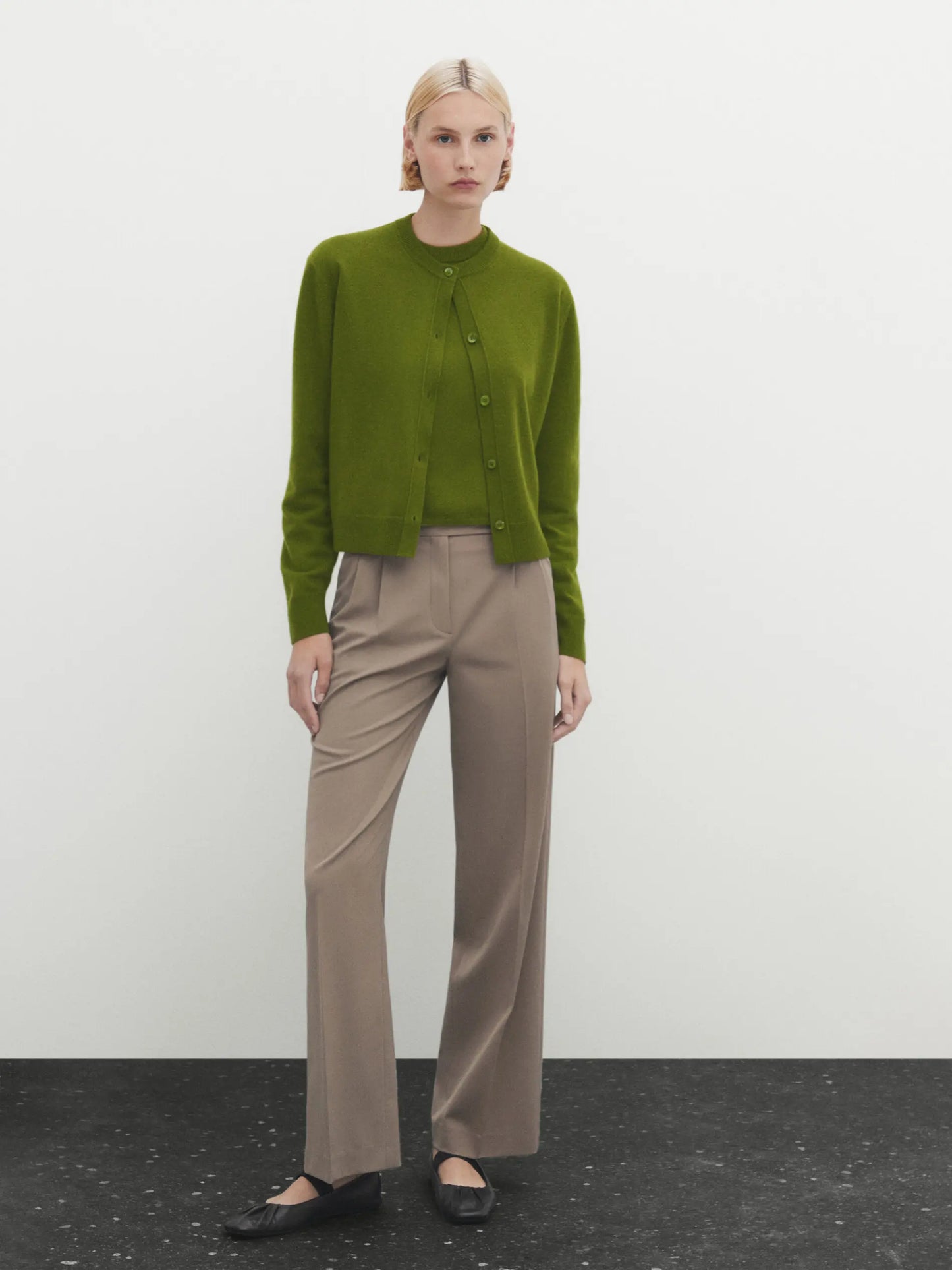 Ethereal MD 2023 autumn new style of Lazy minimalist cloud blend short jacket knitted cardigan