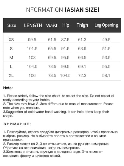 FSLE Women Winter Thicken Pants High Waist Commuter Beige Full Length Straight Pant Women Long Knitted Trousers 24FS14465