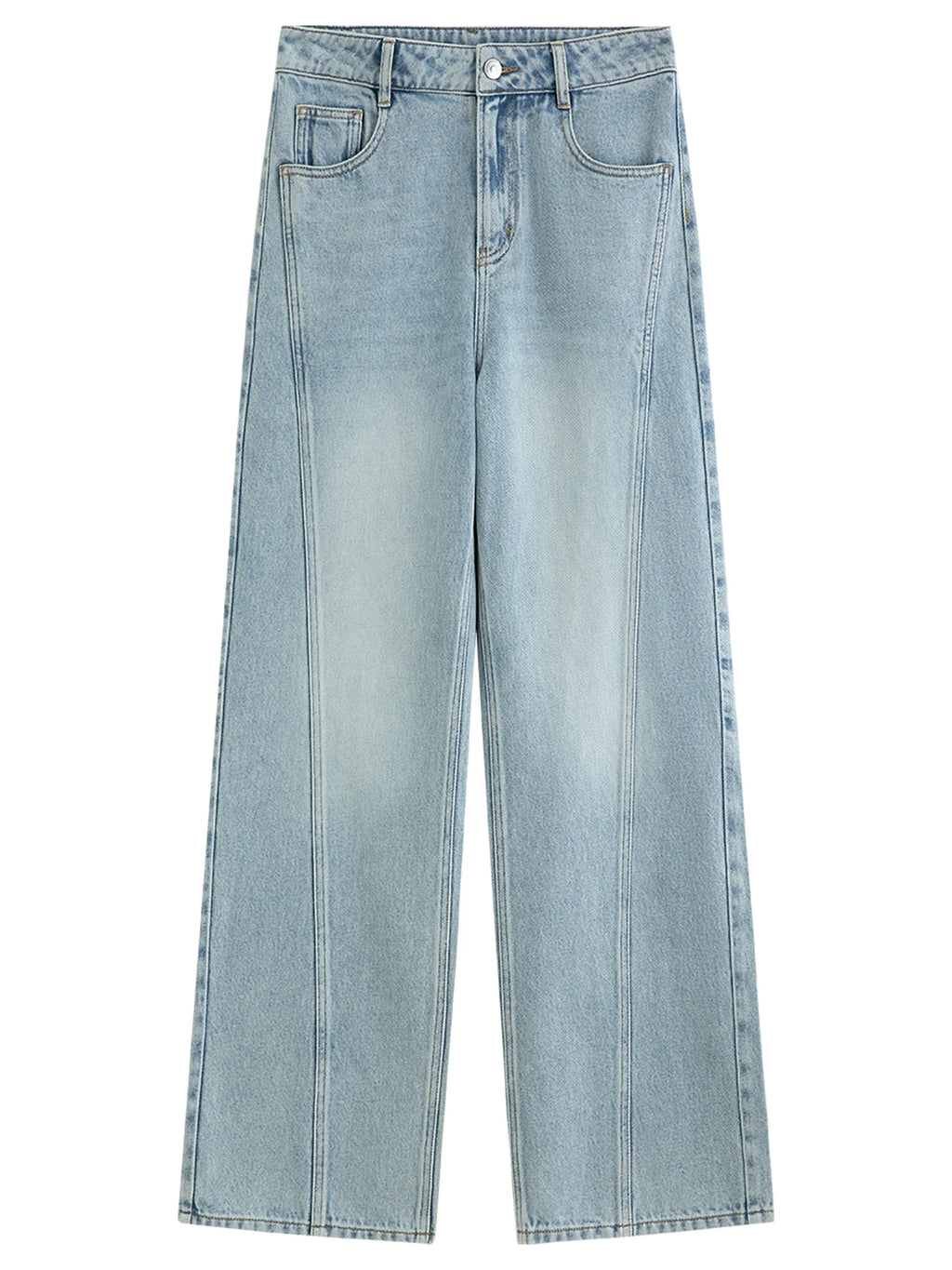 Retro Straight Blue Casual Versatile Jeans for Women Winter 2025 New Loose Daily Outfit All-match