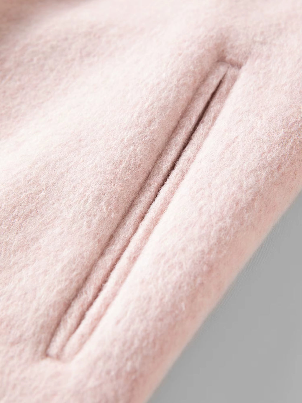 【Premium Series】 Exquisite Tweed Wool Coat Petite Women Stylish Collarless Winter Outerwear Youthful Design 2025 Winter
