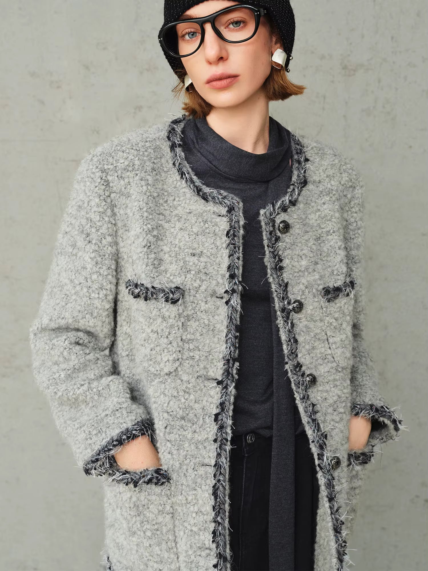 【Premium Series】Luxury Casual Series Vintage Charm French-Style Jacket for Women 2025 Winter New Arrival Short Jackets