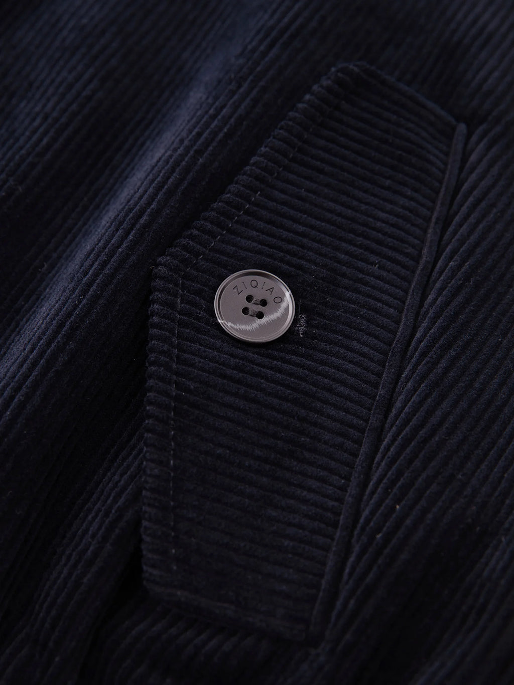 Petite Retro Miu-Inspired Collegiate Corduroy Jacket with Small Turnover Collar 2025 Autumn Winter New Collection Jackets