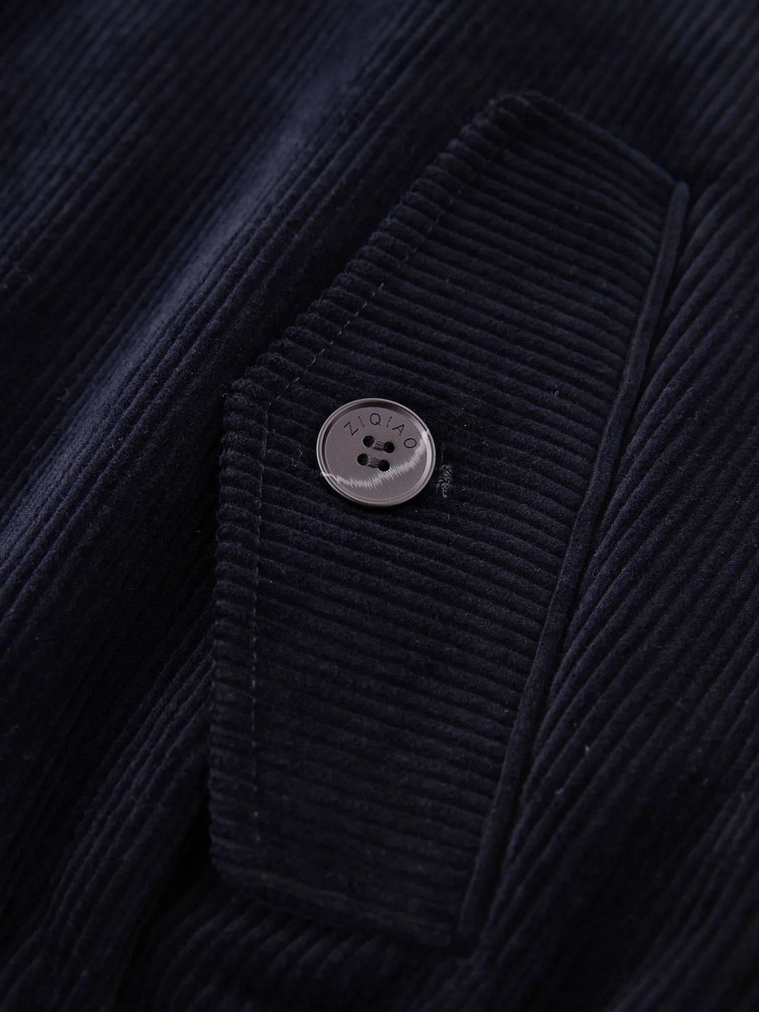 Petite Retro Miu-Inspired Collegiate Corduroy Jacket with Small Turnover Collar 2025 Autumn Winter New Collection Jackets