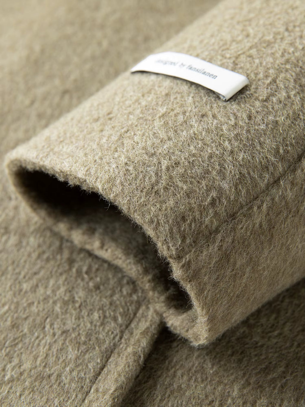 2025 Winter Women's Green Casual Commute Blazer Coat - Double-Faced Wool Blend Trench Outerwear for Daily Versatile Wear