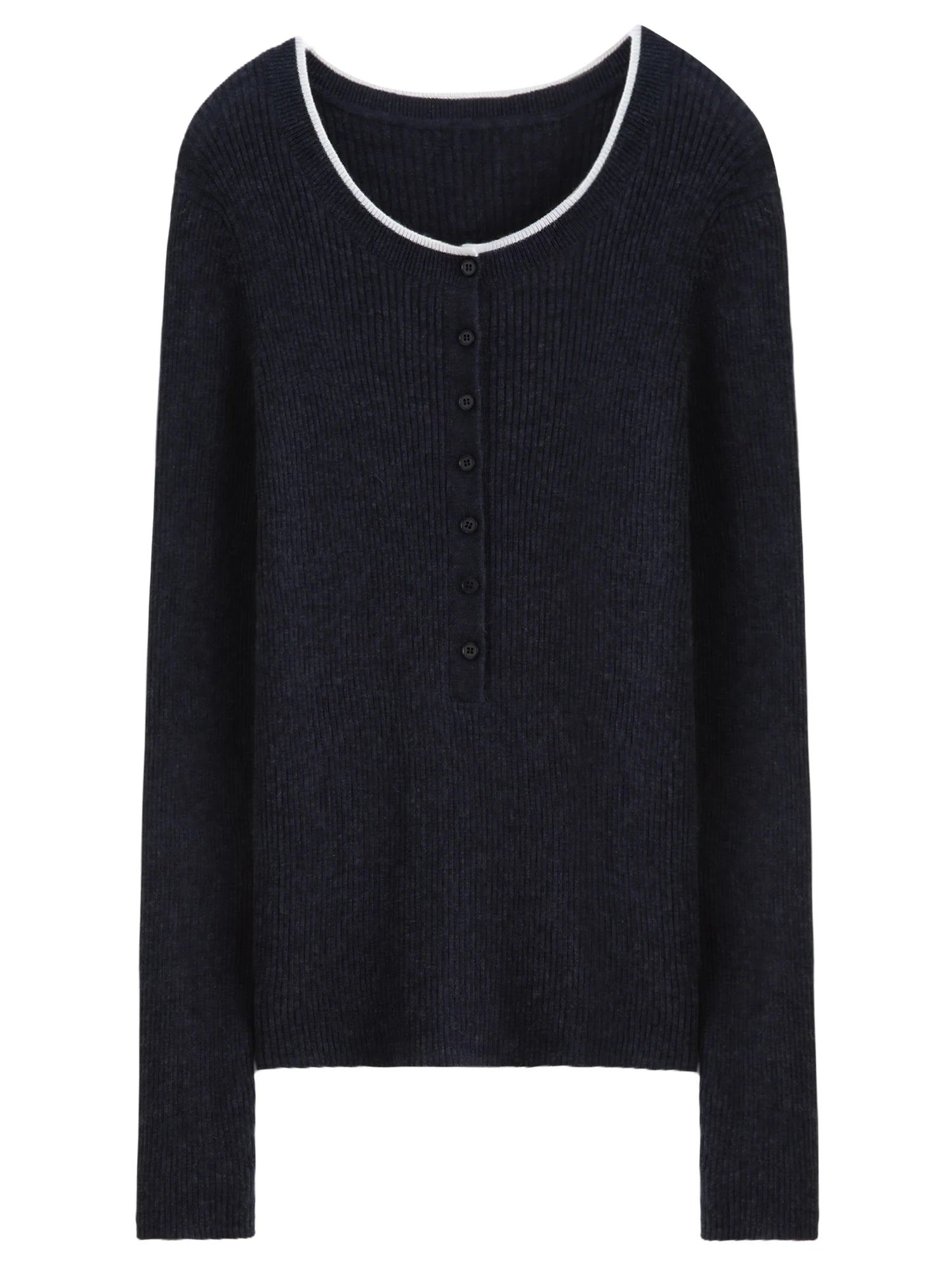 DUSHU Plus Size Women Ribbed Knit Sweater 100% Merino Wool Slimming Casual Pullover Various Colors Fall Winter 2025 New Arrival
