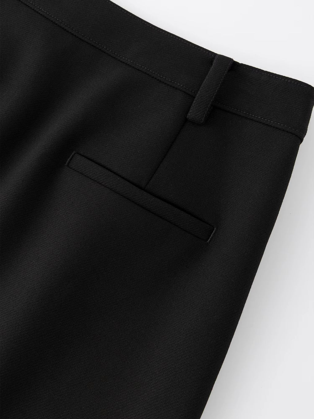 Elegant Design Ruffled Hem Flattering A-Line Half Skirt Winter Autumn 2025 New Arrival Skirt Black Knee High Office Skirts