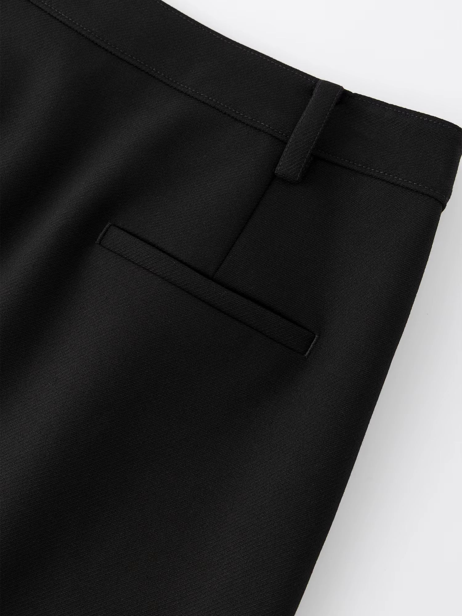 Elegant Design Ruffled Hem Flattering A-Line Half Skirt Winter Autumn 2025 New Arrival Skirt Black Knee High Office Skirts