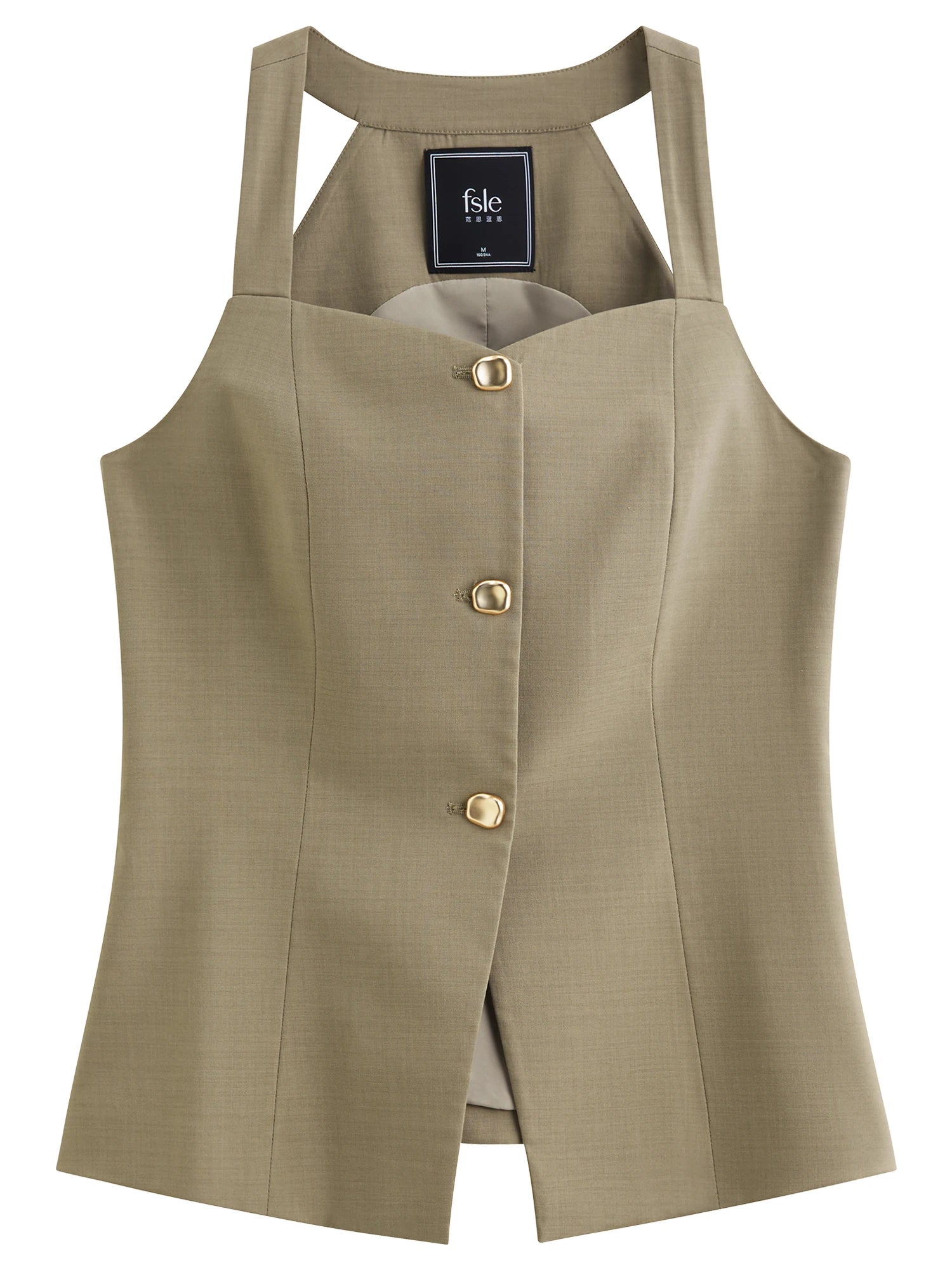 FSLE 【Premium Series】MInimalism Old Money Style Vest Top Skirt Set For Women 2025 Summer New Arrival Office Lady Chic Suit