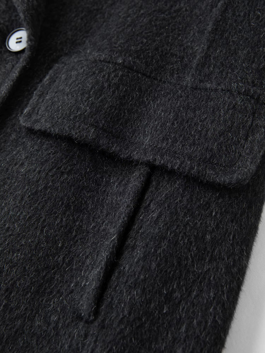 2025 Winter Women's Green Casual Commute Blazer Coat - Double-Faced Wool Blend Trench Outerwear for Daily Versatile Wear