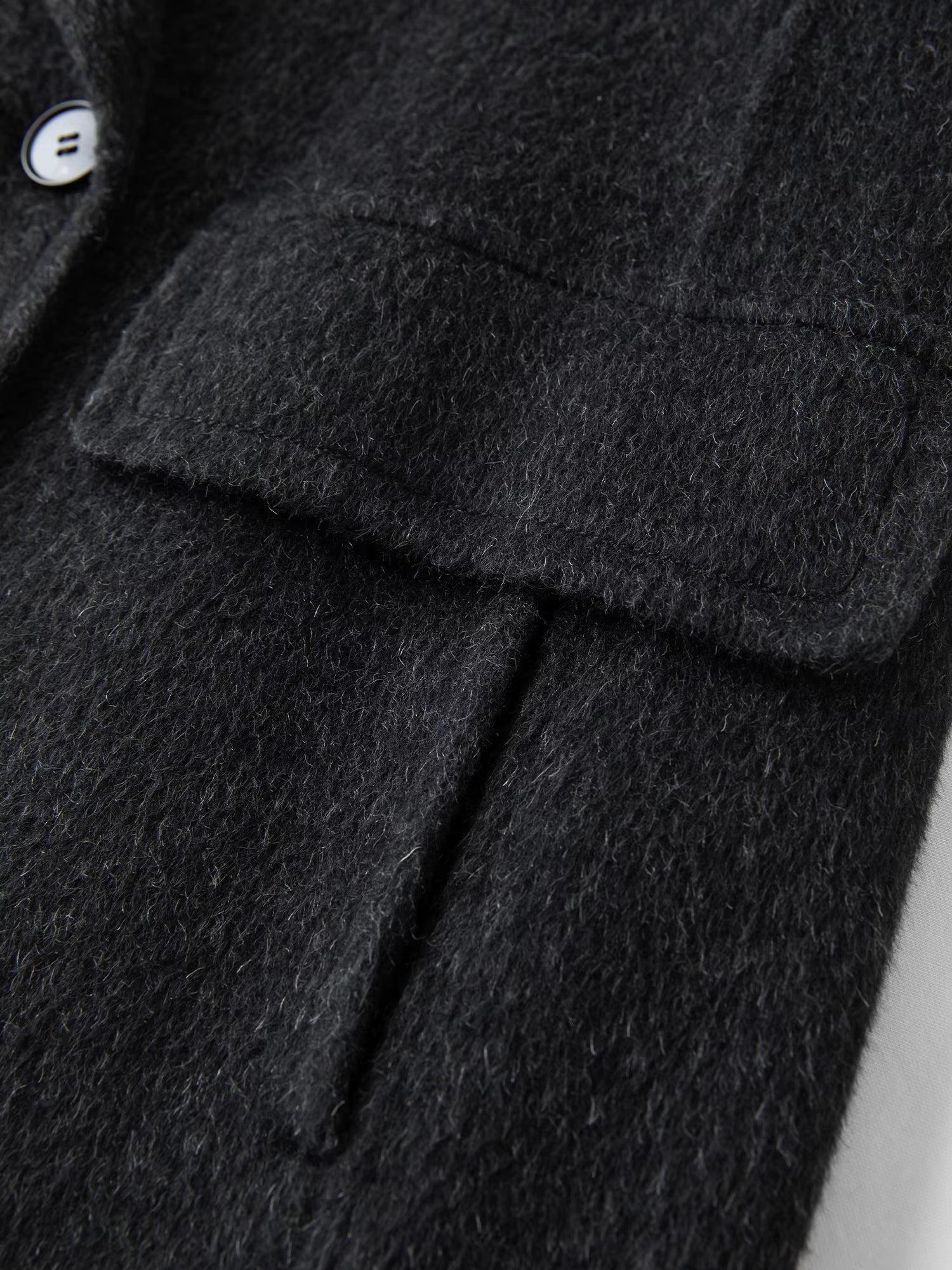 2025 Winter Women's Green Casual Commute Blazer Coat - Double-Faced Wool Blend Trench Outerwear for Daily Versatile Wear