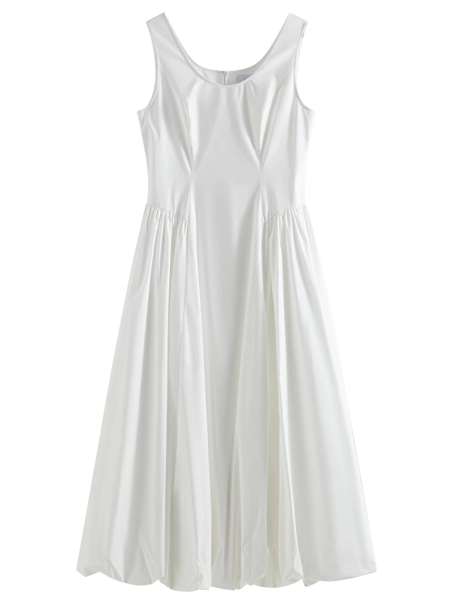 FSLE 【Two Length】Sweety Girly Long Dresses For Women 2025 Summer New Sleeveless Bud Chic Vest Dress