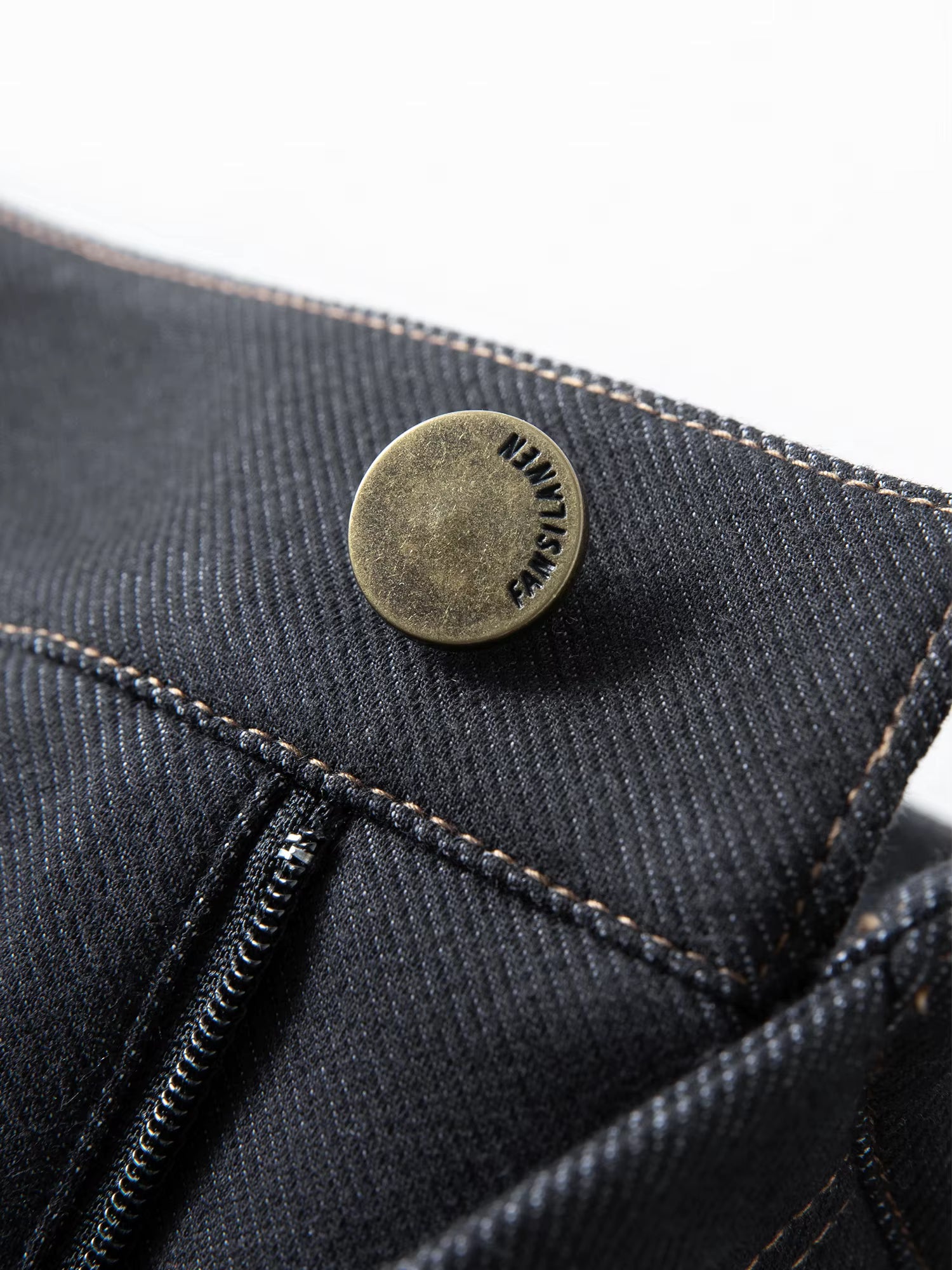 【Premium Series】Original Color Straight Wide-leg Brushed Jeans for Women Winter 2025 New Style Ins Simple Design All-match