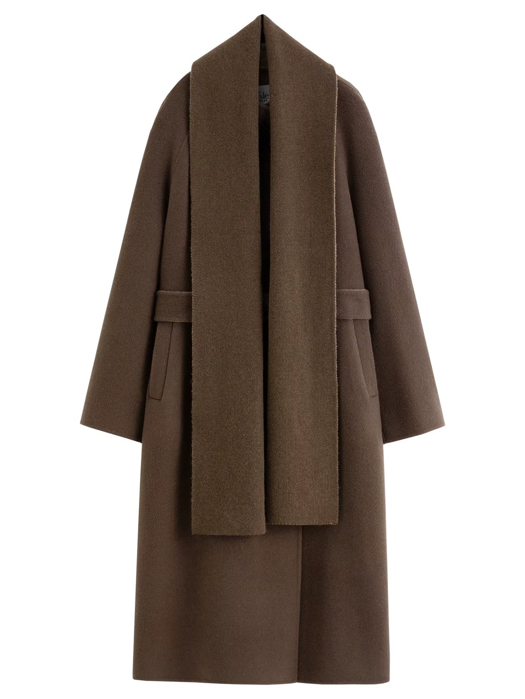 【Premium Series】 Stylish Luxury Cashmere Overcoat & Cozy Women's Scarf Double-Faced Tweed Outerwear for 2025 Winter