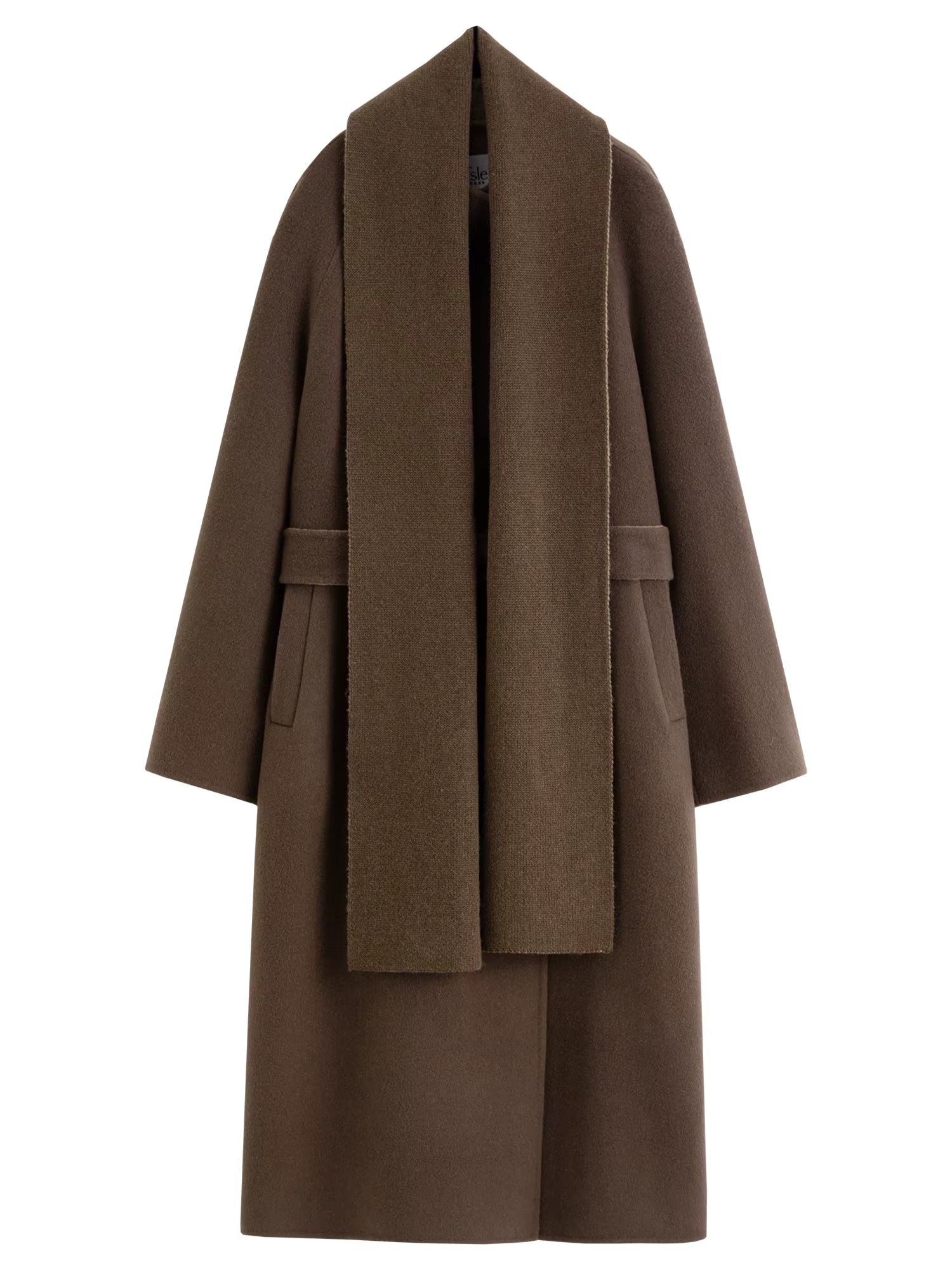 【Premium Series】 Stylish Luxury Cashmere Overcoat & Cozy Women's Scarf Double-Faced Tweed Outerwear for 2025 Winter