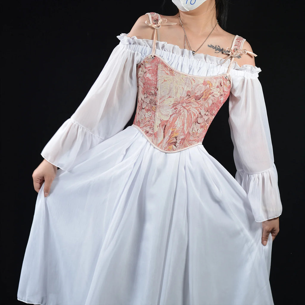 Beautiful Off Shoulder Fashion Sexy Corset Crop Top Vest Female Underwear Bustier CEINTHRONEZ