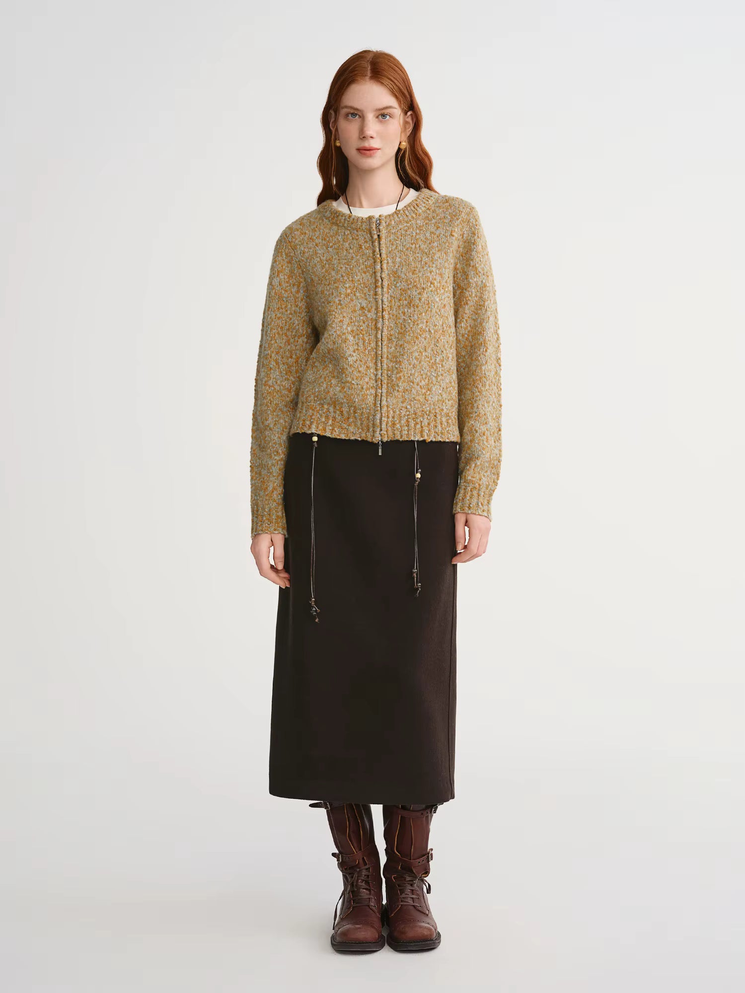 2025 Autumn Winter Women's Knit Cardigan - Aesthetic Cozy Open Front Sweater for Daily Casual Outfits