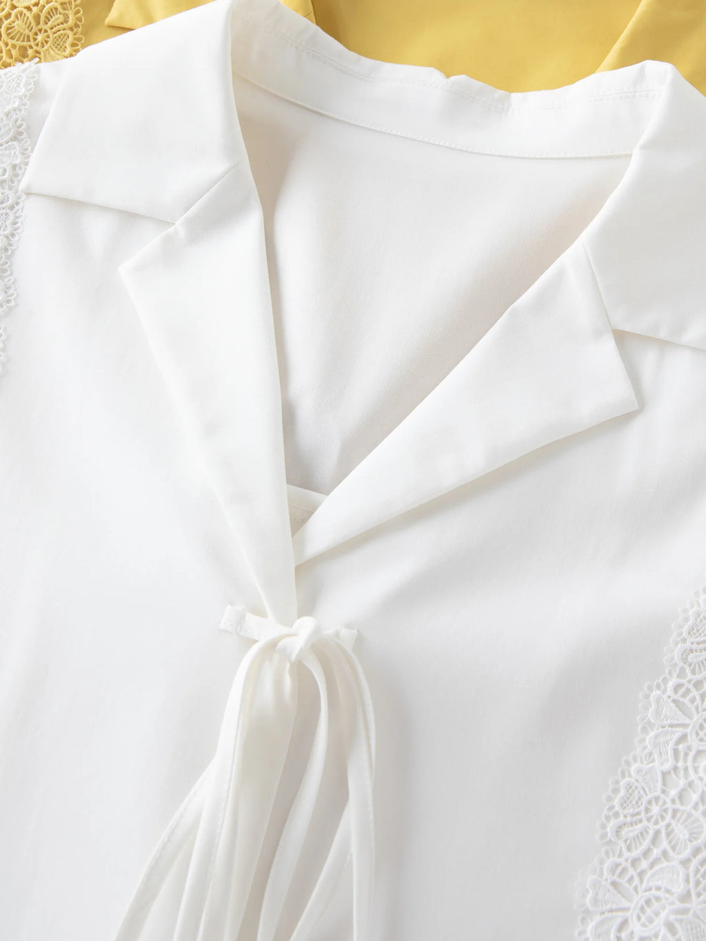 FSLE Minimalism 2025 New French Style Commuting Lace Shirt For Women 2025 Autumn New Arrival Strap Design Blouse Top