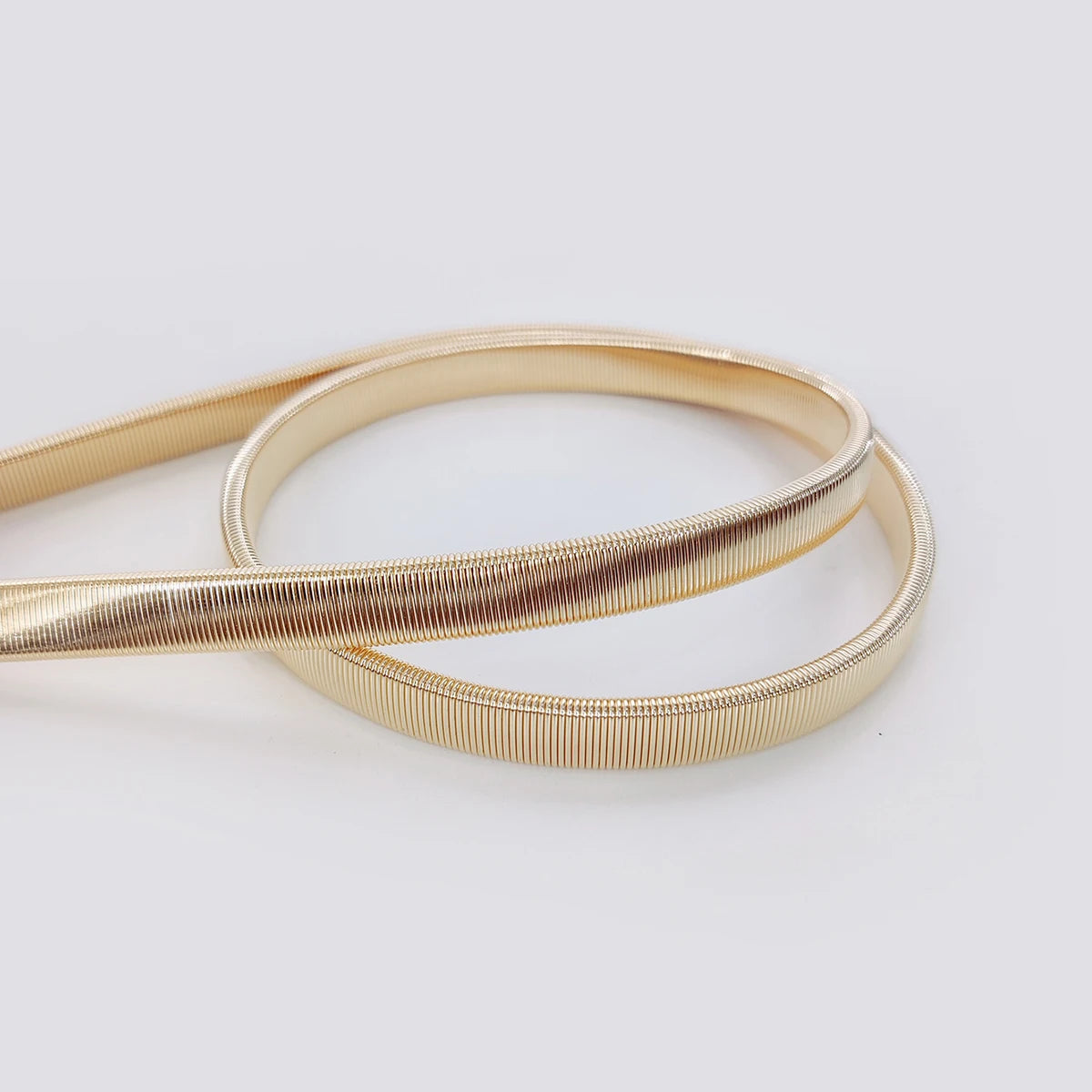 Fashion Gold Chain Belt Female Waist Elastic Dress Waistband Ladies Silver Metal Belts For Women Luxury Y2k Accessory