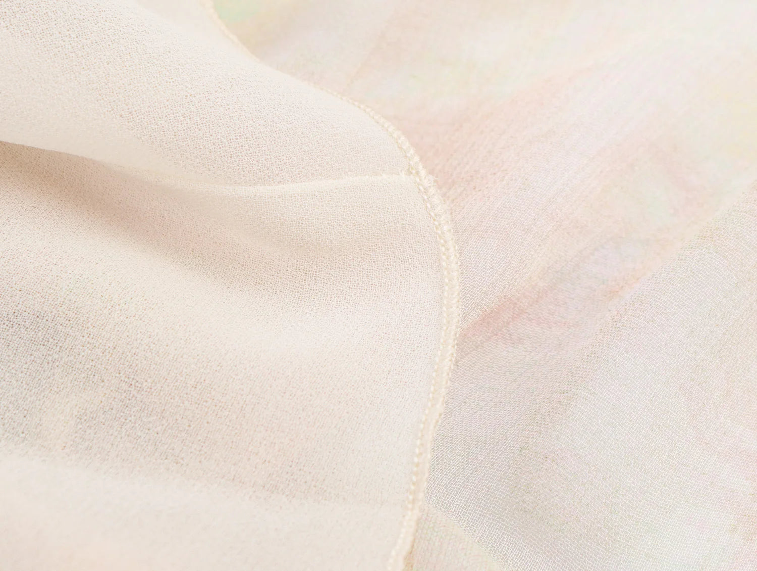 Boho Ruffled Watercolour Maxi Skirt in Pastel Chiffon