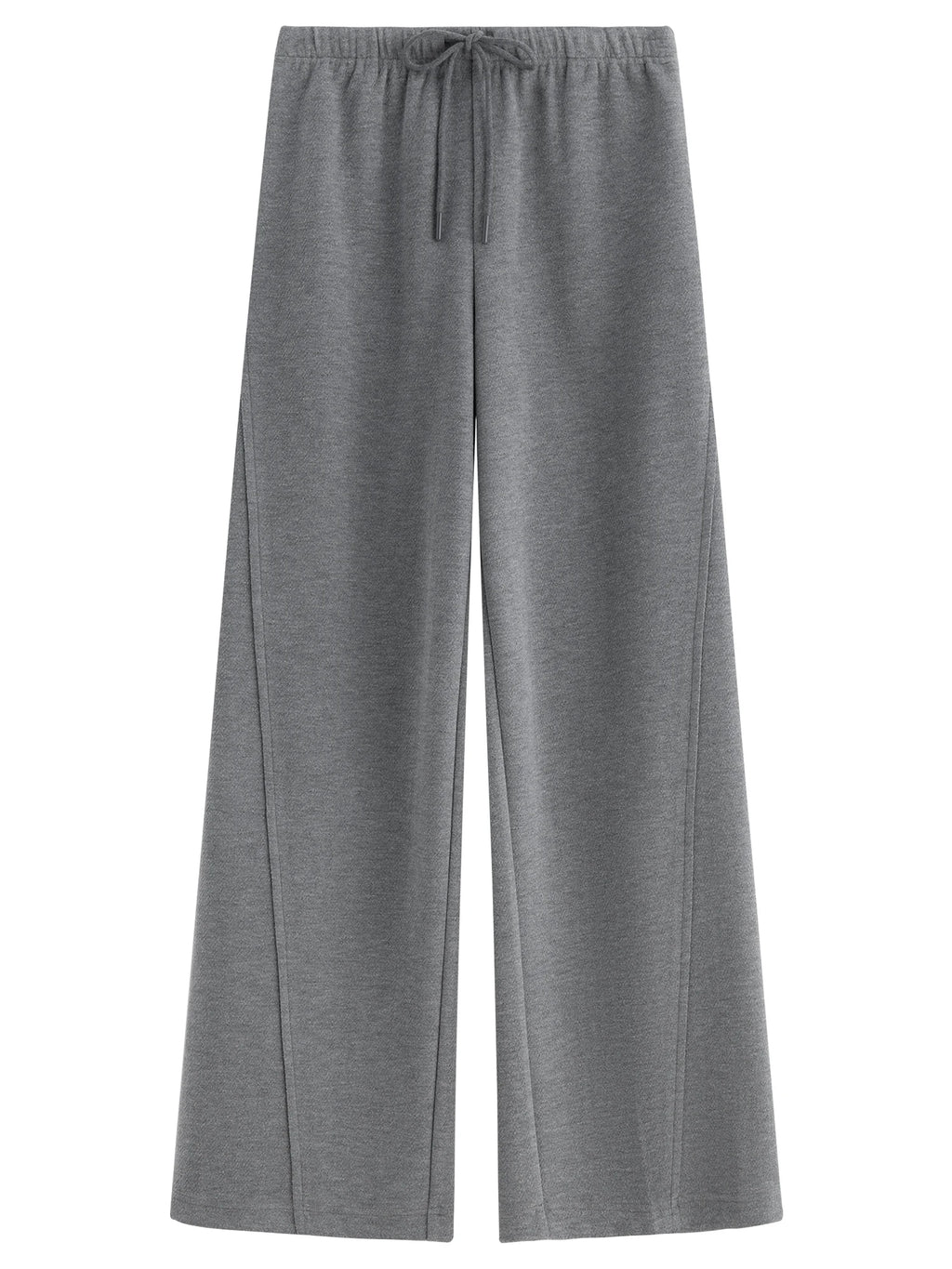 FSLE Relaxed Lazy Straight-leg Versatile Knitted Casual Pants Women Solid 2025 Winter New Slim Pants