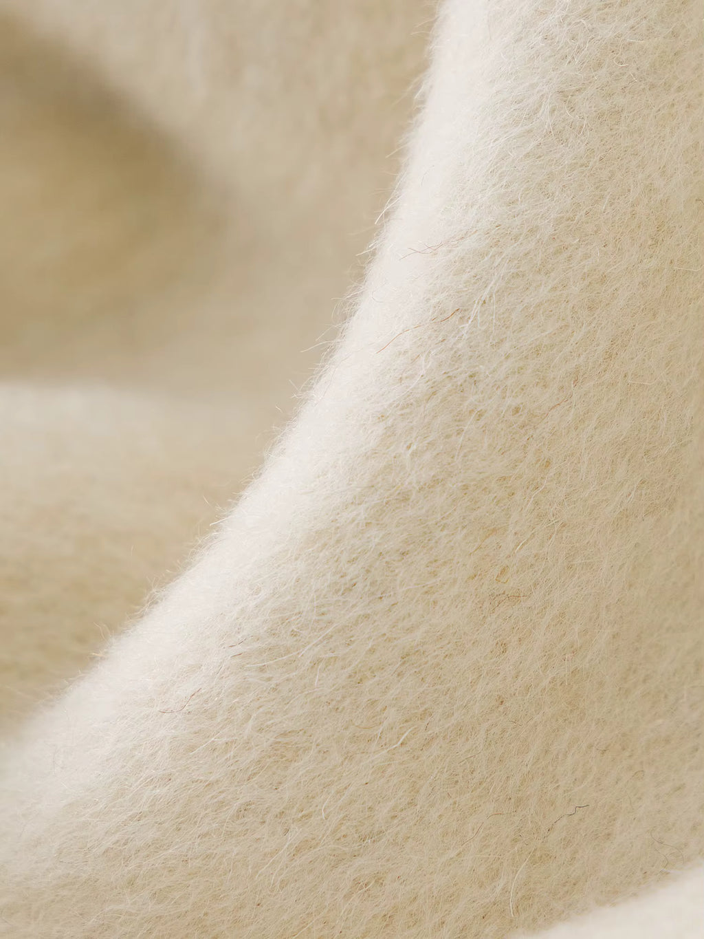 Plus Size Women's Detachable Collar Double Faced Wool Coat 2025 Winter Swan Style Tweed Overcoat Elegant Casual Outerwear