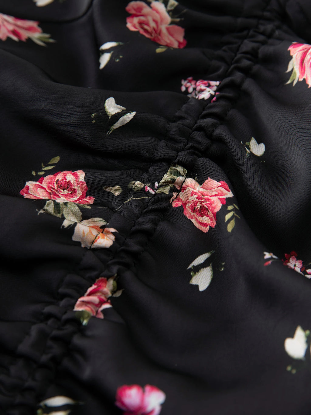 DUSHU Plus-Size Women's【Midnight Rose】 Lace Strapless Dress - 2025 Summer New Arrival Knot Slimming Long Dress