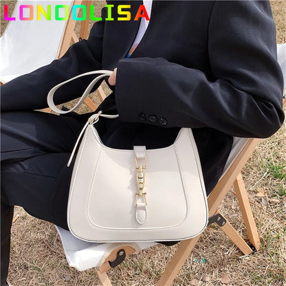 Luxury Brand Purses and Handbag Top End Quality Designer Leather Shoulder Crossbody Bag for Women Fashion Underarm Girl Sac