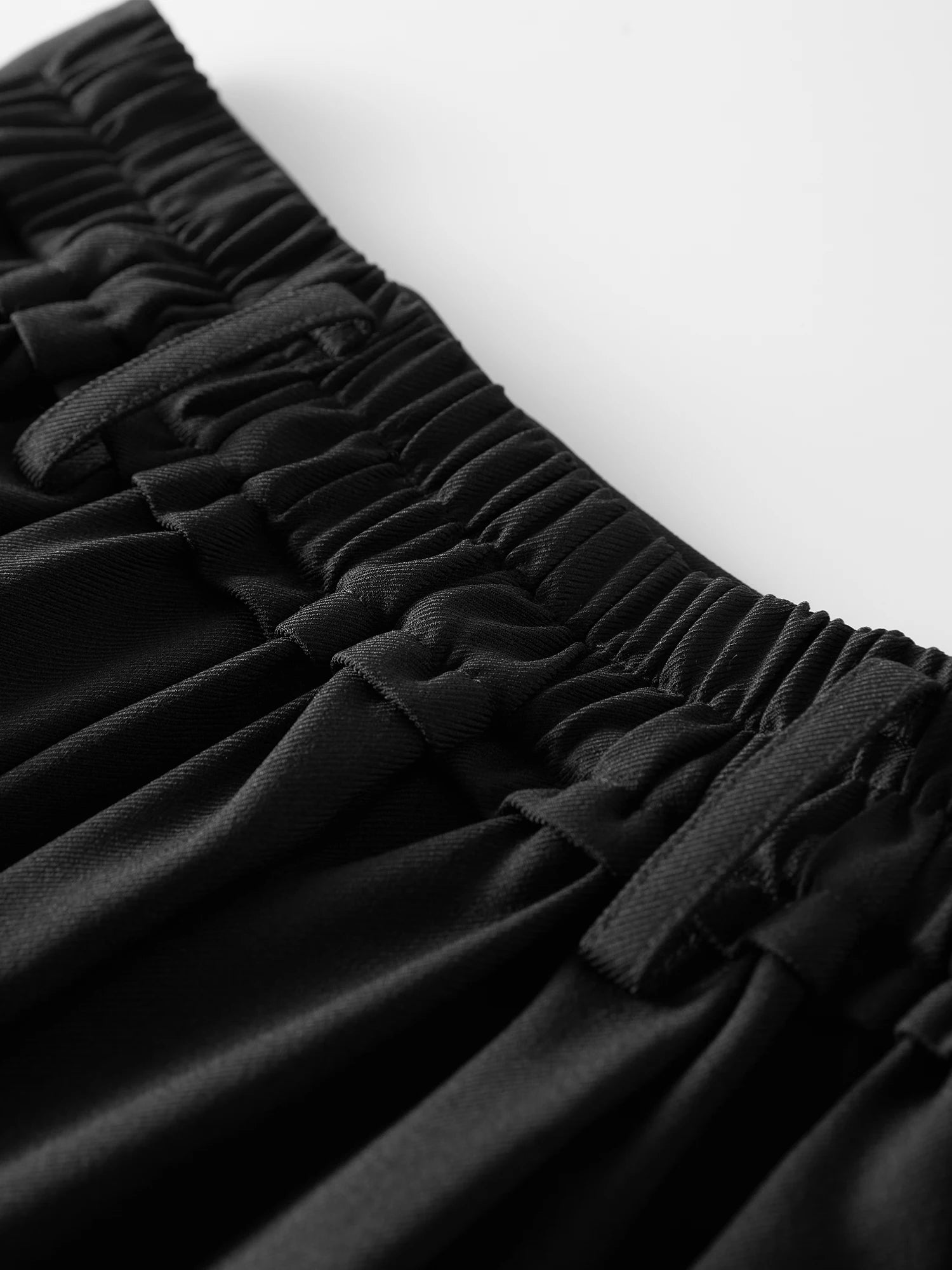 FSLE Black A Line Long Chic Skirt For Female Fall Winter 2024 New Design Elegant Pressure Versatile Umbrella Long Skirt24FS14328