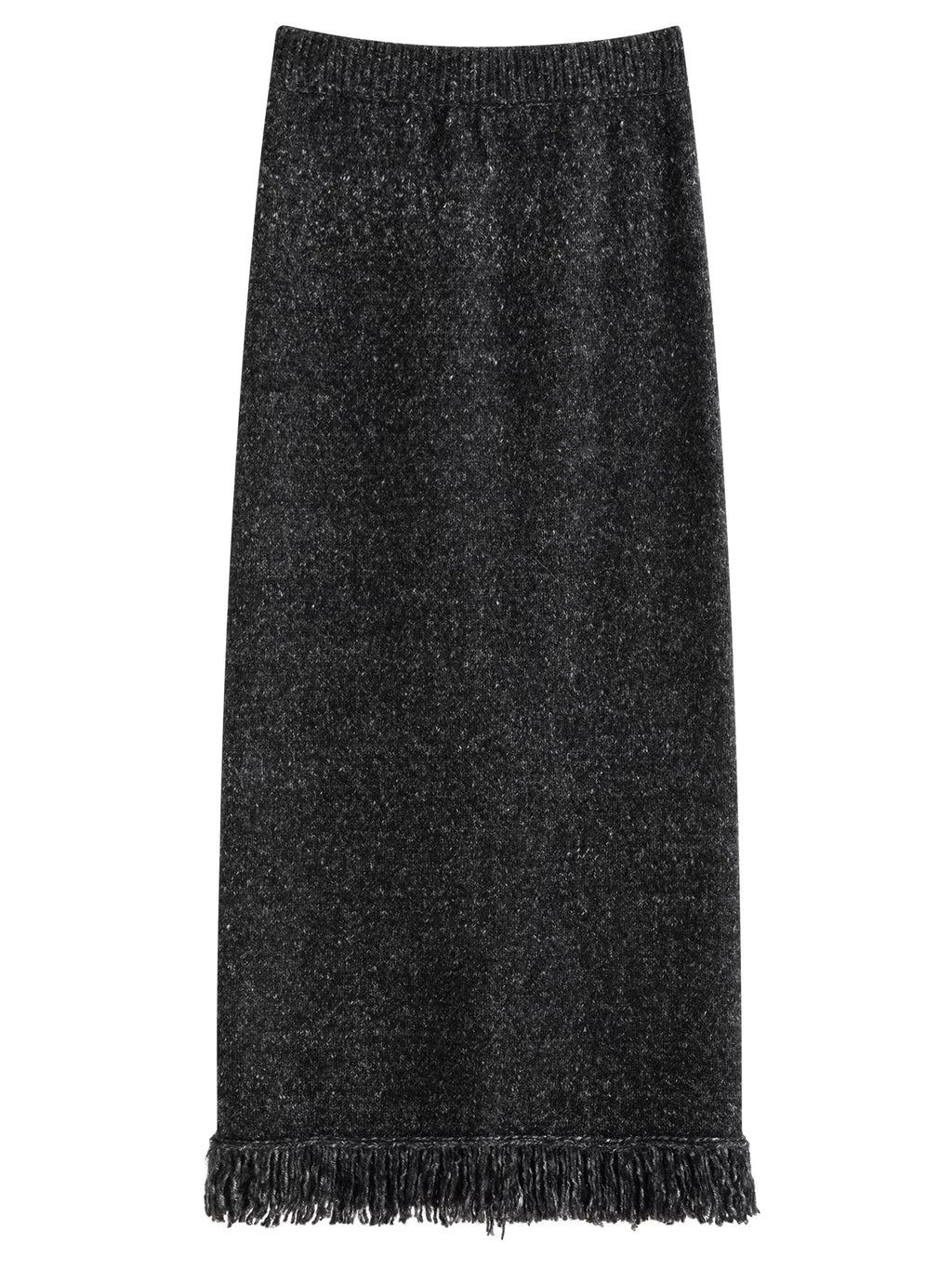 【Premium Series】Autumn Winter V-Neck Knitwear Women Yarn Dyed Cardigan Midi Skirt Two Piece Set Oversize Comfy with Scarf