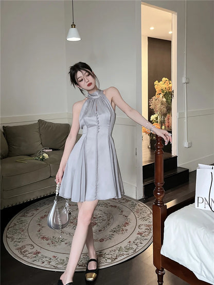 Dresses for Women 2023 Y2k Vintage Dress Chic Woman Evening Dress Korean Fashion Women's Summer Elegant Party Sexy