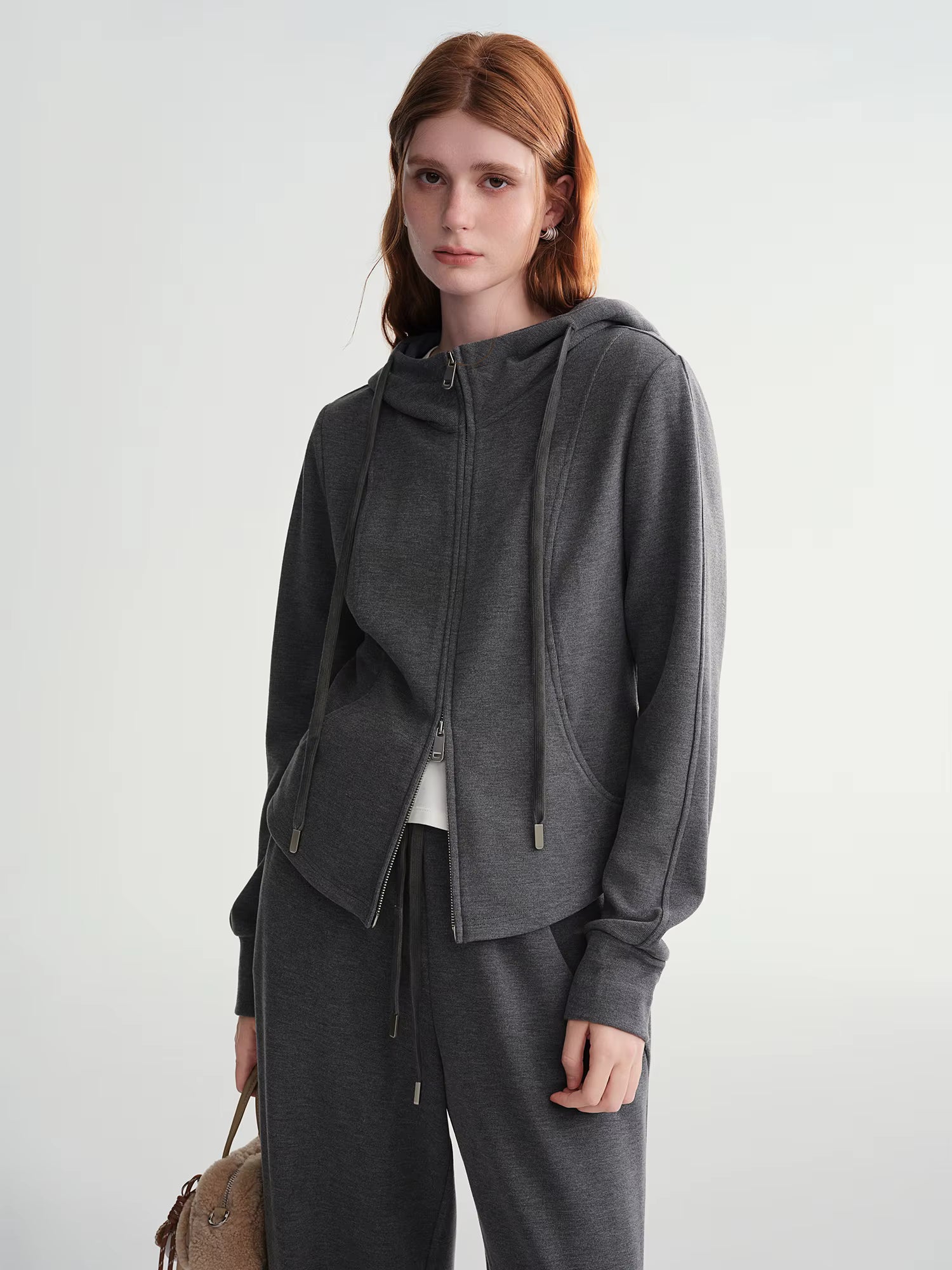 Winter 2025 Women's Waist-Defined Sweatshirt Set - Relaxed Fit Pullover & Joggers Two Piece Loungewear Casual Elegance
