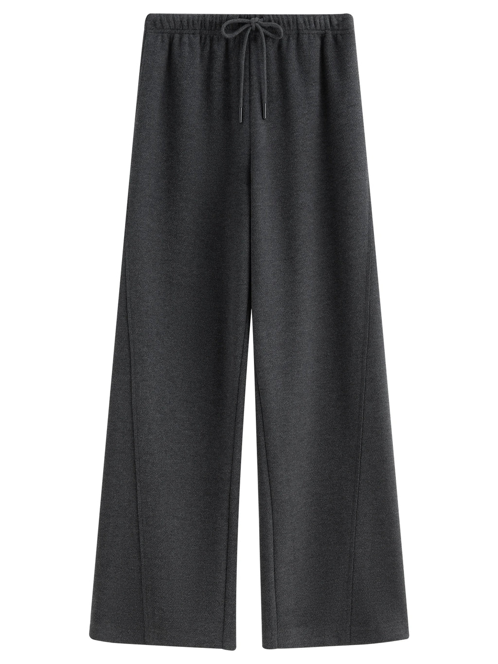 FSLE Relaxed Lazy Straight-leg Versatile Knitted Casual Pants Women Solid 2025 Winter New Slim Pants