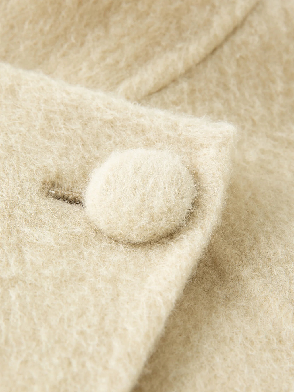 Winter 2025 Women's Short Alpaca Blend Coat - Double Faced Wool Blend Tweed Jacket with Stand Collar Casual Elegance
