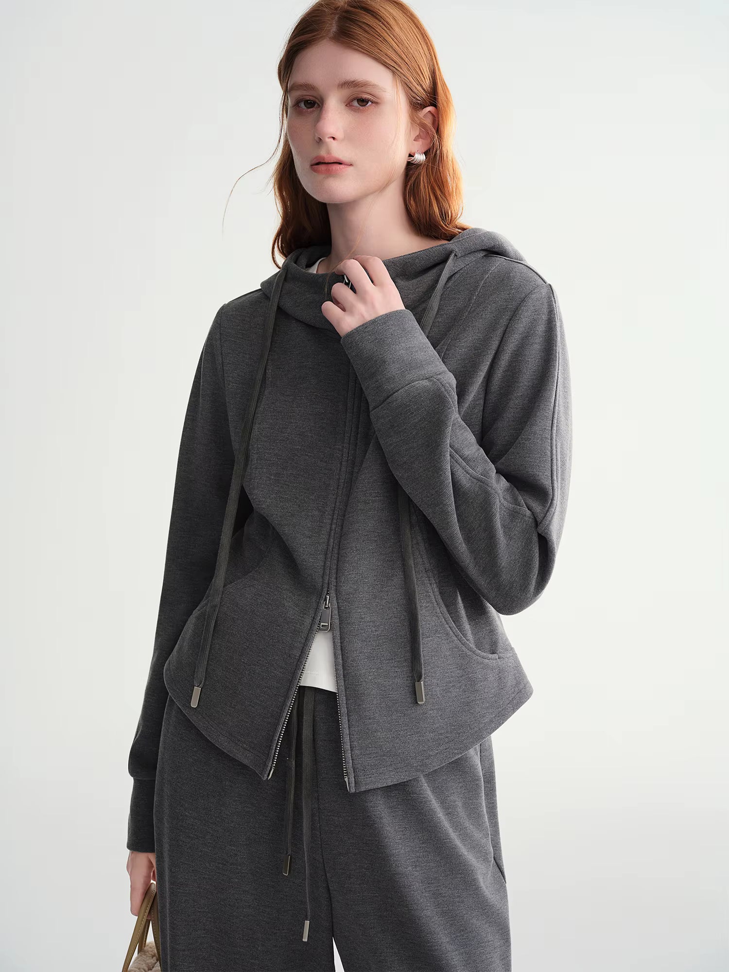 Winter 2025 Women's Waist-Defined Sweatshirt Set - Relaxed Fit Pullover & Joggers Two Piece Loungewear Casual Elegance