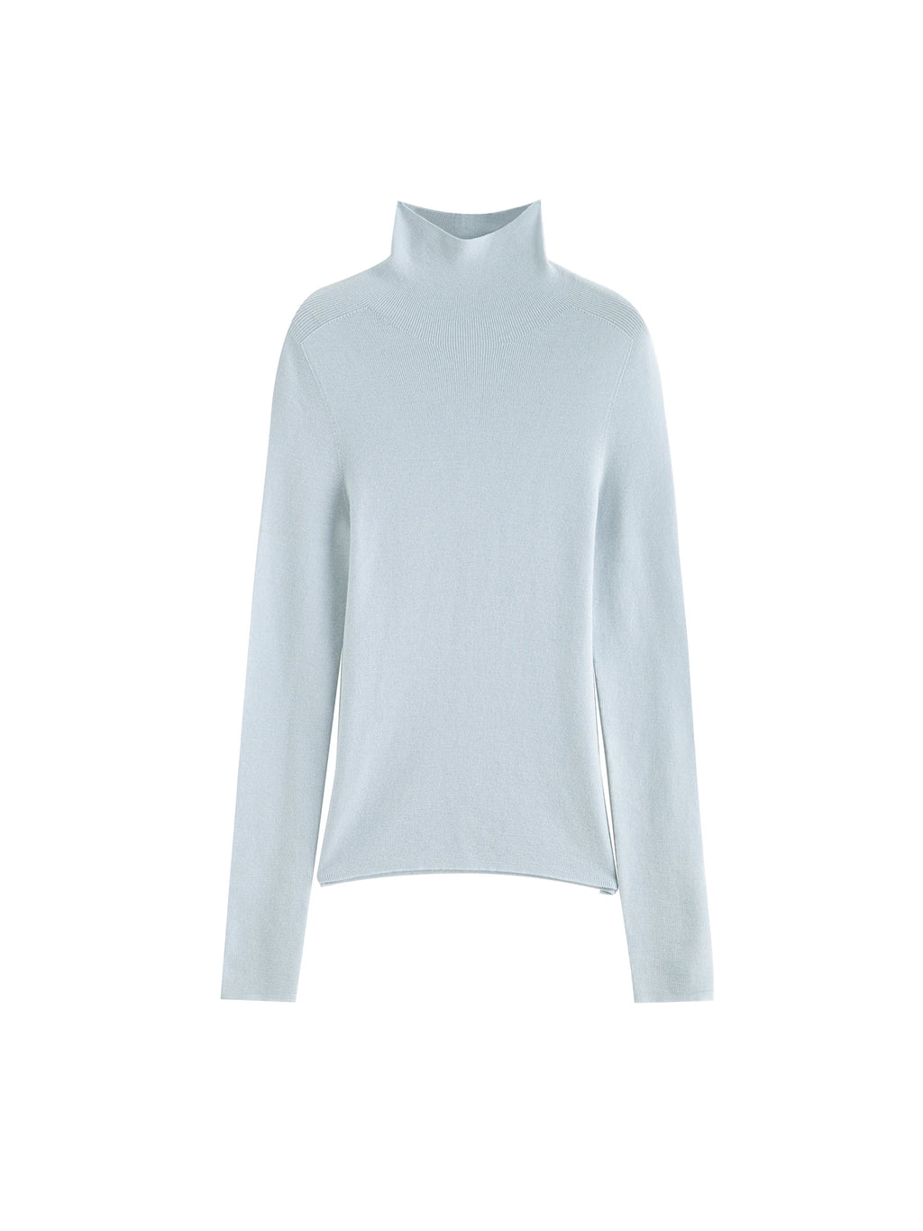 ZIQIAO Wool Sweater for Women Autumn and Winter New 18 Needle Nude Seamless Knitted Bottoming T-shirt