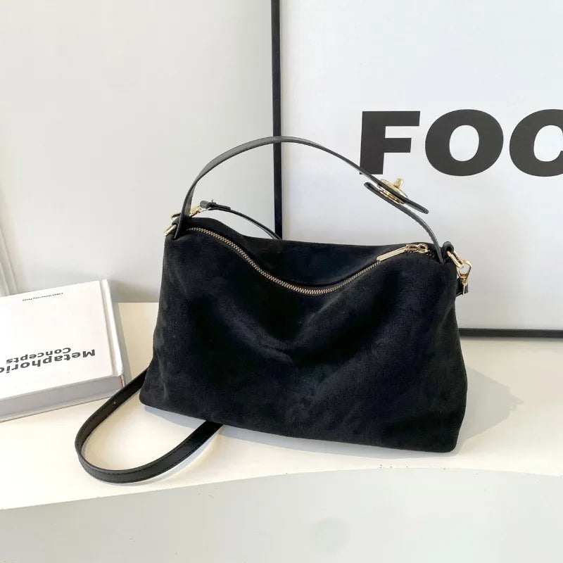 Zipper Solid Color High Capacity PU Shoulder Bags 2024 Hot Sale Bags for Women Simple Fashion Tote Bolsas Femininas Bolsa