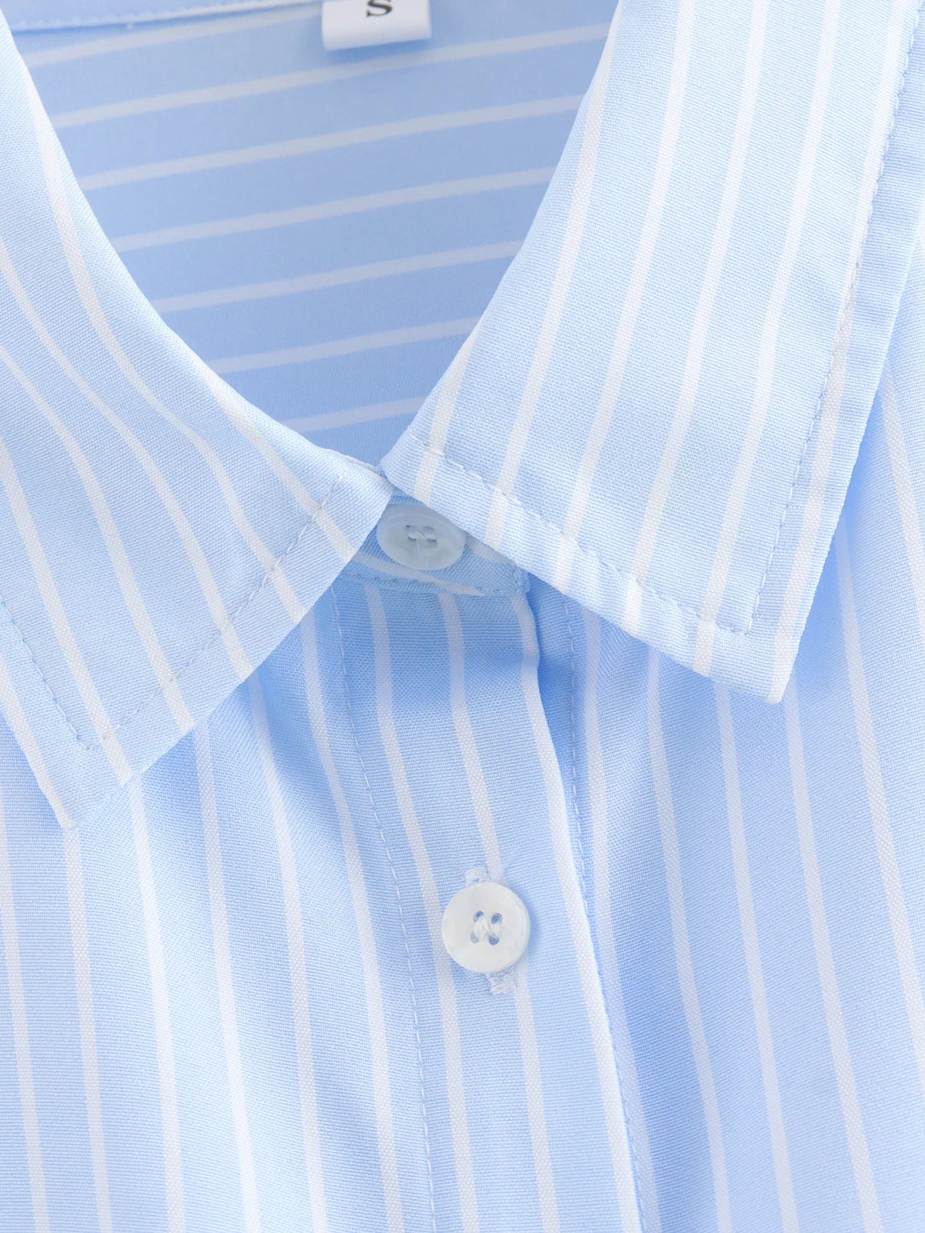 Women's Striped Button-Up Shirt – Casual Long Sleeve 4 colours available