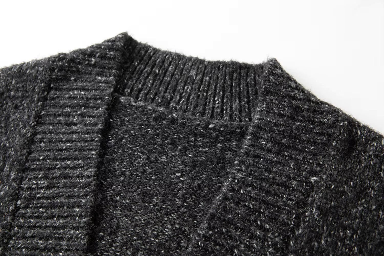 【Premium Series】Autumn Winter V-Neck Knitwear Women Yarn Dyed Cardigan Midi Skirt Two Piece Set Oversize Comfy with Scarf