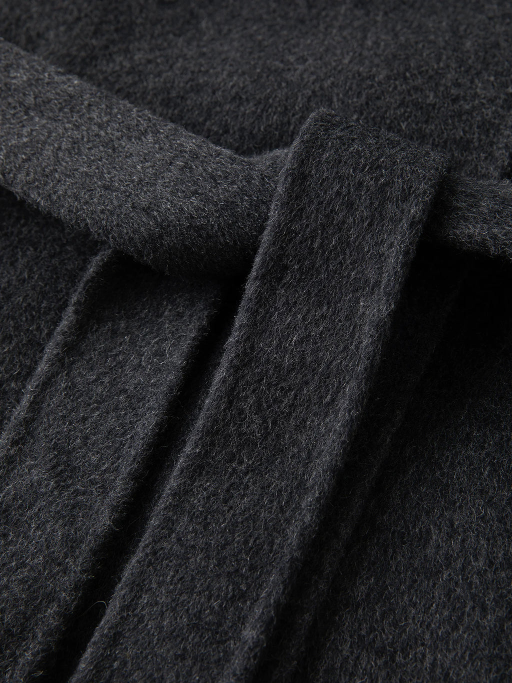 Winter 2025 Women's Short Alpaca Blend Coat - Double Faced Wool Blend Tweed Jacket with Stand Collar Casual Elegance