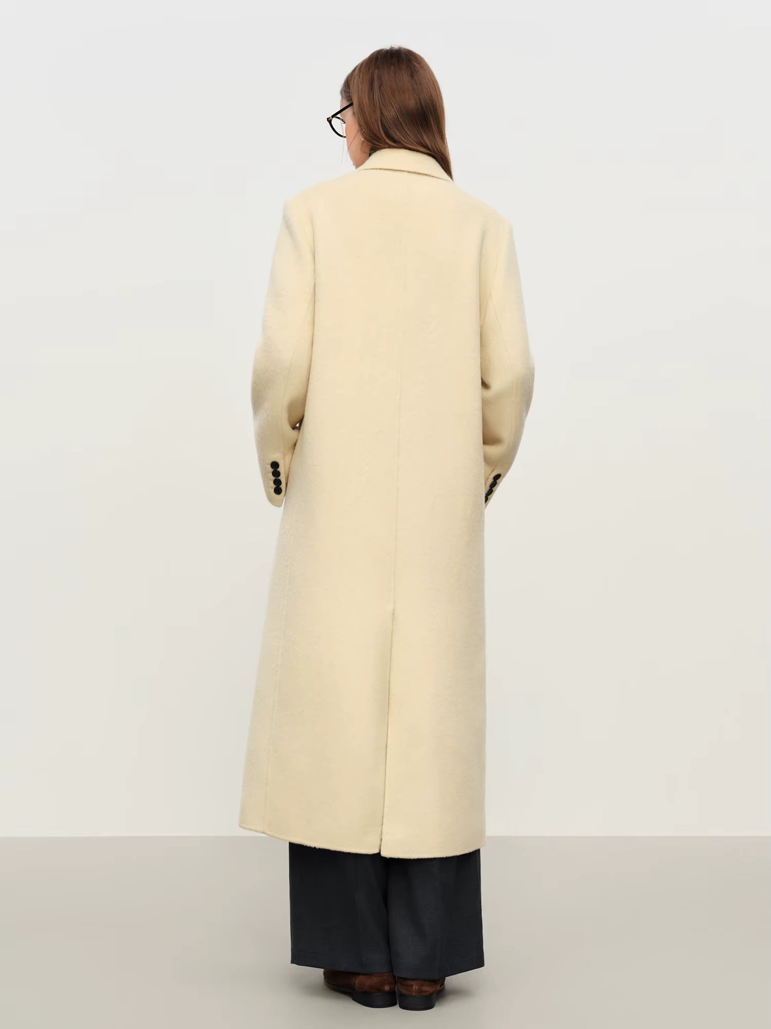 【Premium Series】 Cashmere Overcoat 2025 Winter Women's Relaxed Luxury Tailored Coat Suit Collar Winter Wool Long Coat